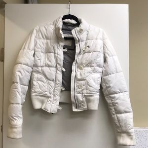 Abercrombie and Fitch White jacket